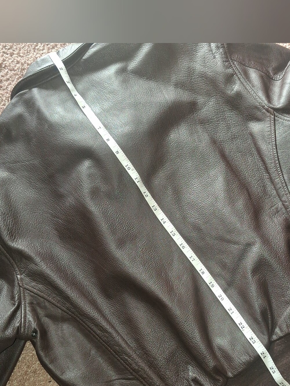 Vintage 90s Cooper Type A-2 Goatskin Leather NRA Flight Jacket Bomber-44 - Picture 6 of 16